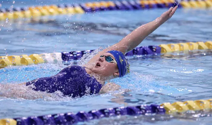 Woman swimming